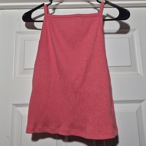 Old Navy Pink Ribbed Crop Top